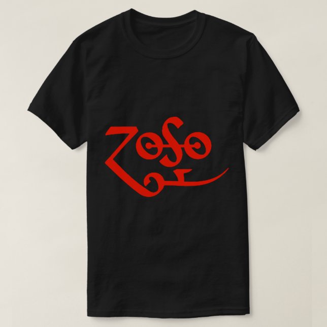 Zoso-logotyp bäst av sten band Active T-Shirt (Design framsida)