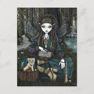 Zoti Nature Awen Sage Fairy Balance Fae vykort
