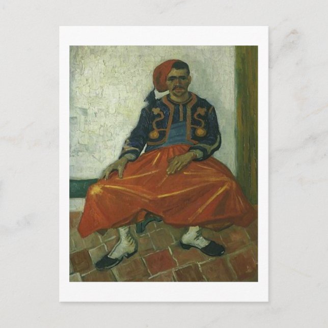 Zouave, Van Gogh Fine Art Vykort (Framsida)