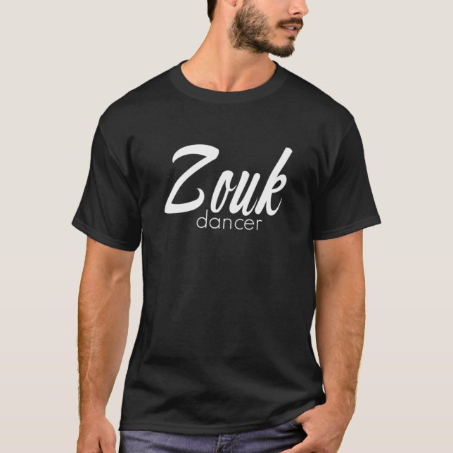 Zouk Dancer Fitted Scoop  T Shirt (Framsida)