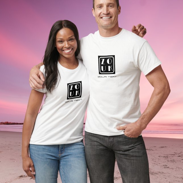 Zouk-dans-logotyp svart brazilian t shirt (Skapare uppladdad)