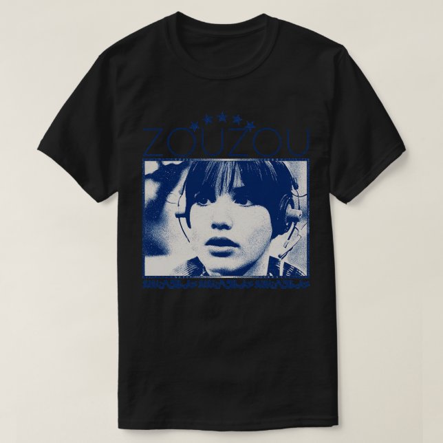 Zouzou 60s Retro Aesthetic T Shirt (Design framsida)