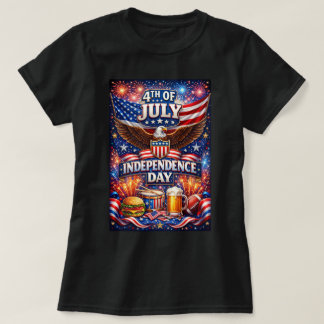ZOYNK 4 juli T-shirt-grafik 0045408i T Shirt