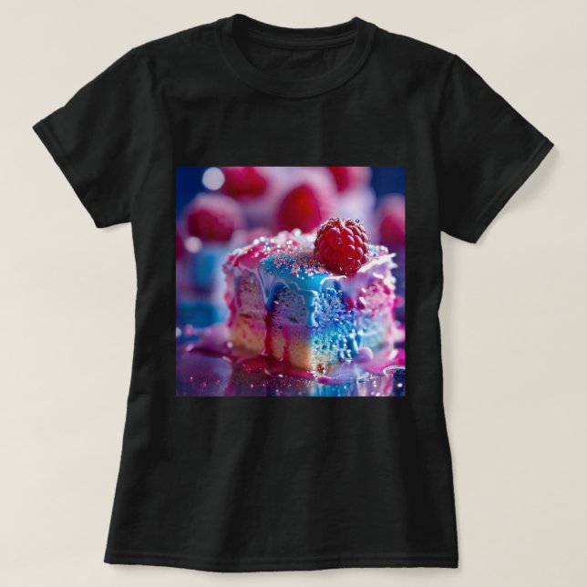 ZOYNK Dream World Picture Art Berry Cake T Shirt (Design framsida)