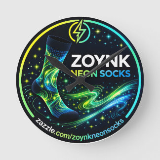 Zoynk Neon Socks Rund Klocka