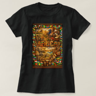 ZOYNK T-Shirt Grafik Afrika 0045389