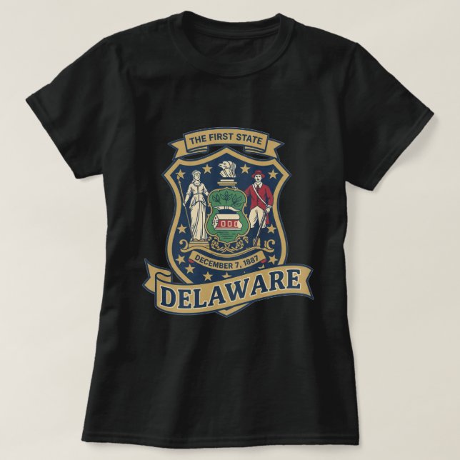 ZOYNK T-Shirt Grafik Delaware 0045229 (Design framsida)