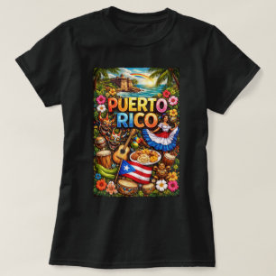 ZOYNK T-Shirt Grafik Puerto Rico 0045382