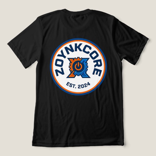 ZOYNKLAB Experiment 0047245 Zoynkcore T Shirt (Design Baksida)