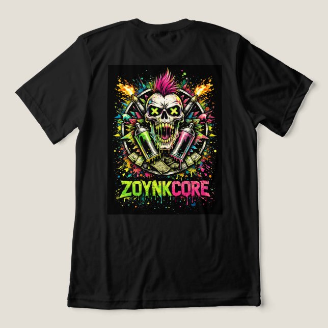 ZOYNKLAB Experiment 0047247 Zoynkcore T Shirt (Design Baksida)