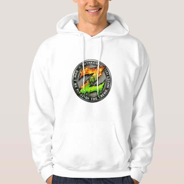 ZOYNKLAB Experiment 0047358 Zoynkcore Hoodie (Framsida)