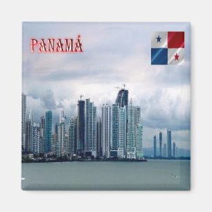 zPA013 PANAMA, Skyline, Amerika, Fridge Magnet