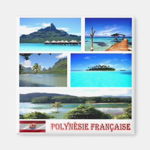 zPF005 FRANSK POLYNESIA, Oceanien, Fridge Magnet