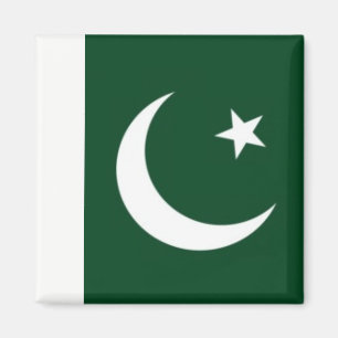 zPK001 Pakistan flagga FLAGGA Pakistan, Fridge Magnet