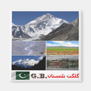 zPK007 GILGIT-BALTISTAN, Pakistan, Asien, Magnet