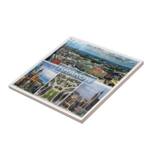 zPL003 KRAKOW, Polen, Europa Kakelplatta