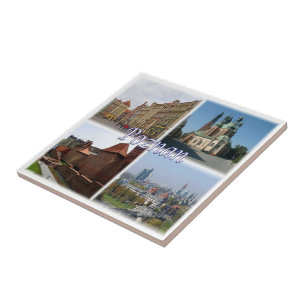 zPL008 POZNAN , Polen, Europa Kakelplatta