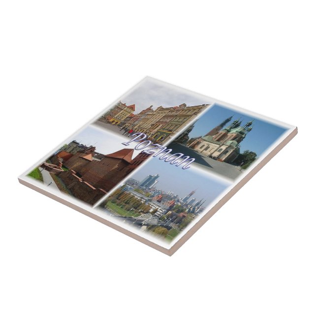 zPL008 POZNAN , Polen, Europa Kakelplatta (Sidan)