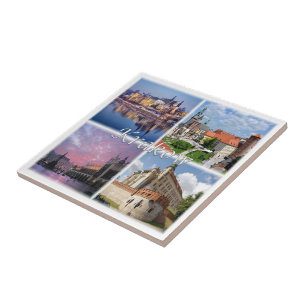 zPL009 KRAKOW, Polen, Europa Kakelplatta