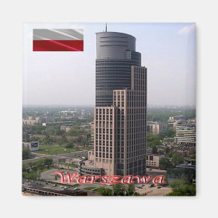 zPL012 WARSAW Trade Torn, Polen, Europa, Fridge Magnet