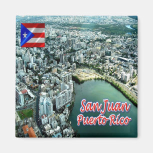 zPR015 PUERTO RICO, San Juan, Amerika, Fridge Magnet