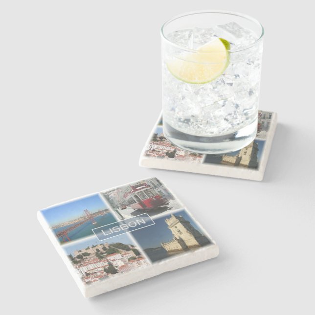 zPT007 LISBON, Portugal, Europa Stenunderlägg (Sidan)