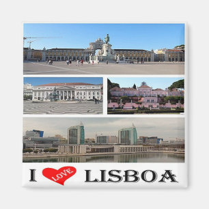 zPT019 LISSABON "II Kärlek", Portugal, Europa, Fri Magnet