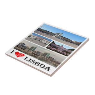 zPT019 LISSABON "II Kärlek", Portugal, Europa Kakelplatta