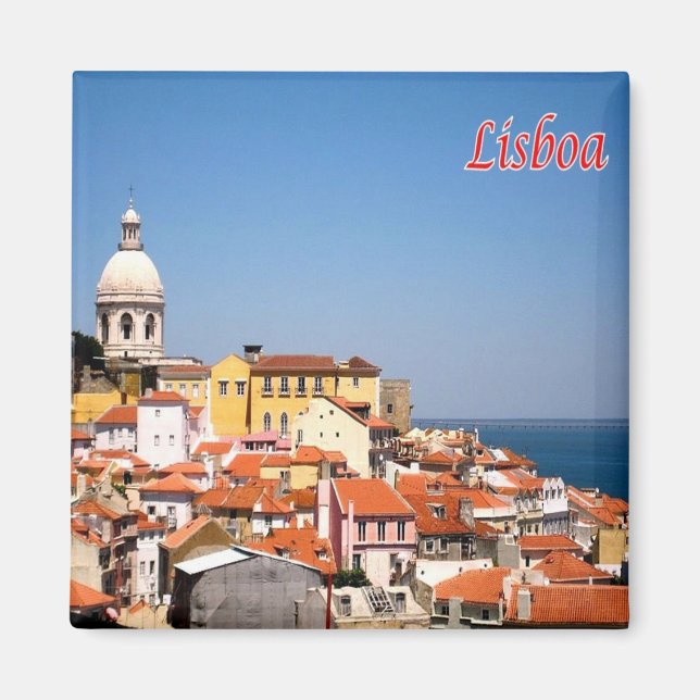 zPT021 LISSABON Amalfa, Portugal, Europa, Fridge Magnet (Framsidan)