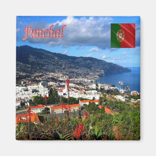 zPT022 FUNCHAL, Portugal, Europa, Fridge Magnet