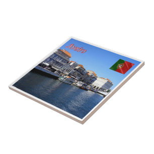 zPT025 AVEIRO, Portugal, Europa Kakelplatta