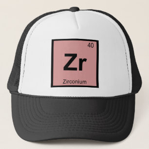 Zr - Zirkonium Kemi Periodiska Systemet Symbol Keps