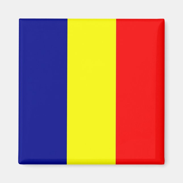zRO001 ROMANIAN-RUMÄNIEN, Fridge Magnet (Framsidan)