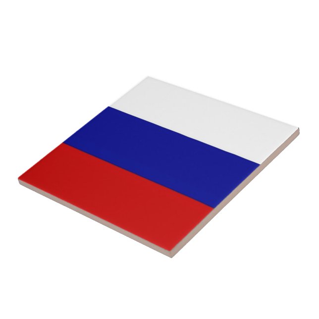 zRU001 RYSSLAND, FLAGGA RYSSLAND, Fridge Kakelplatta (Sidan)