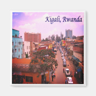 zRW005 KIGALI, Rwanda, Afrika, Fridge Magnet