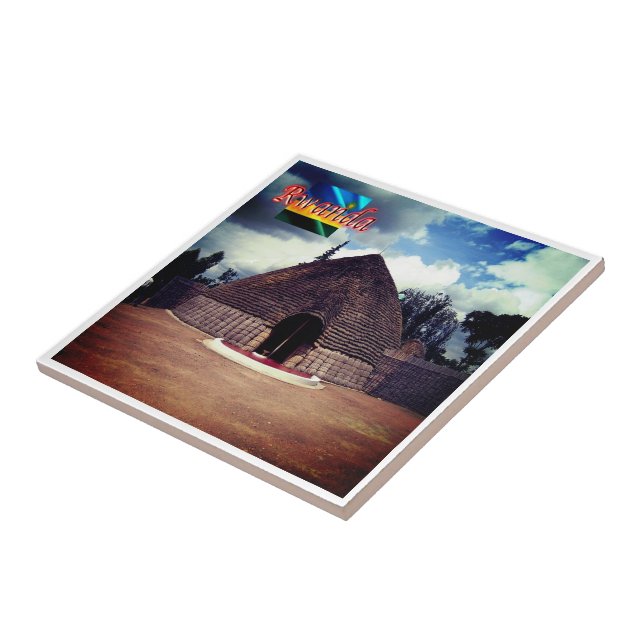 zRW008 RWANDA, Nyanza Mwami Palace, Afrika Kakelplatta (Sidan)