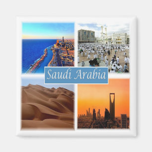 zSA010 SAUDI ARABIA, Asien, Fridge Magnet