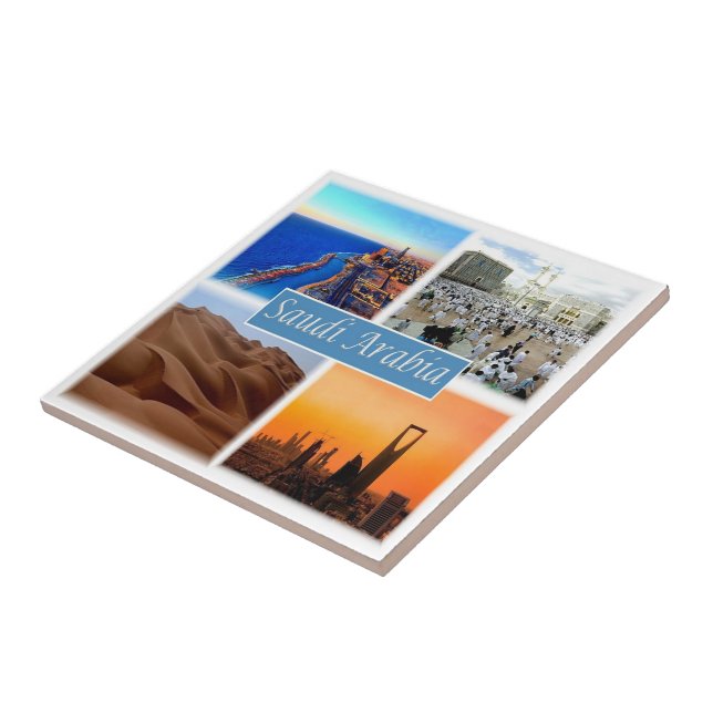 zSA010 SAUDI ARABIA, Asien Kakelplatta (Sidan)