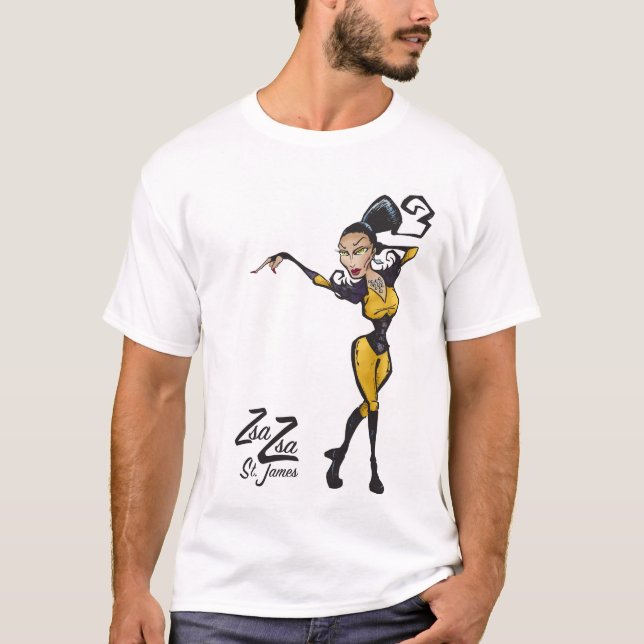 Zsa Zsa St James t-skjorta T Shirt (Framsida)