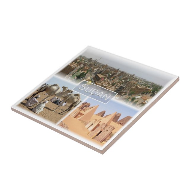 zSD008 KHARTOUM, Mosaic, Sudan, Afrika Kakelplatta (Sidan)