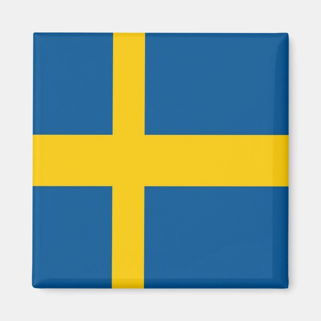 zSE001 SWEDISH-SVERIGE, Fridge Magnet (Framsidan)
