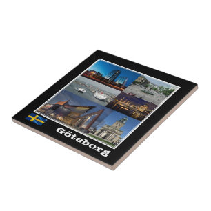 zSE004 GOTHENBURG, Sverige, Europa Kakelplatta