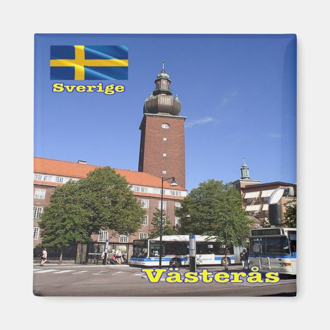 zSE006 VÄSTERÅS, Sverige, Europa, Frankrike Magnet (Framsidan)