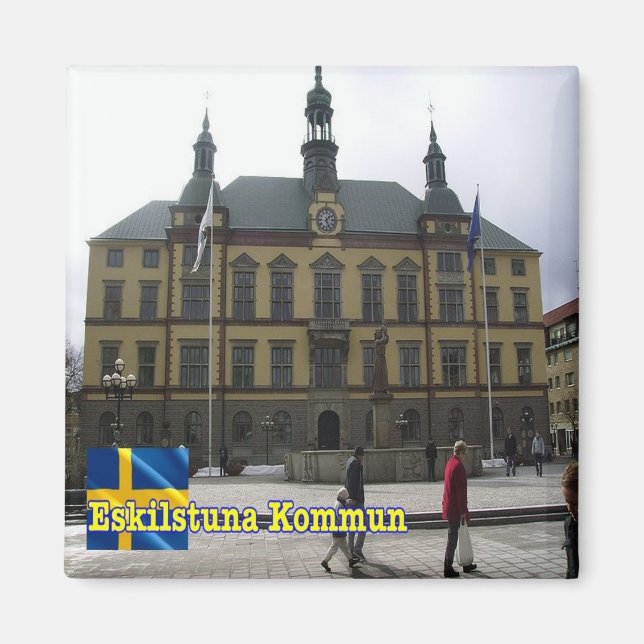 zSE017 ESKILSTUNA KOMMUN, Sverige, Europa, Fridge Magnet (Framsidan)