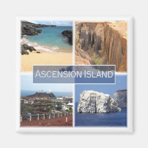 zSH002 ASCENSIONSÖR, Mosaic, Afrika, Fridge Magnet