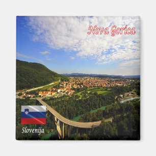zSI008 NOVA GORICA, Slovenien, Europa, Frankrike Magnet