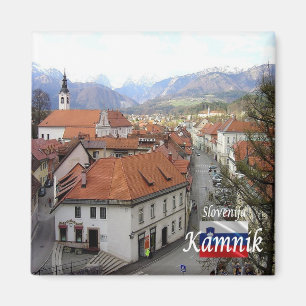 zSI011 KAMNIK, Slovenien, Europa, Frankrike Magnet