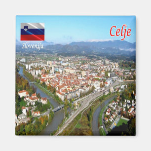 zSI014 CELJE, Slovenien, Europa, Fridge Magnet