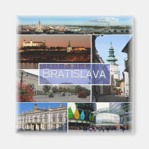 zSK004 BRATISLAVA, Slovakien, Europa, Frankrike Magnet