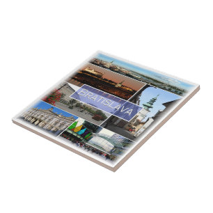 zSK004 BRATISLAVA, Slovakien, Europa Kakelplatta